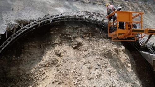 花東線鐵路雙軌隧道工程山里隧道土建工程施工