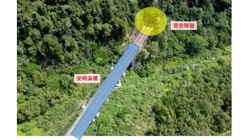 南迴鐵路電氣化南廻線菩安隧道、安朔溪橋