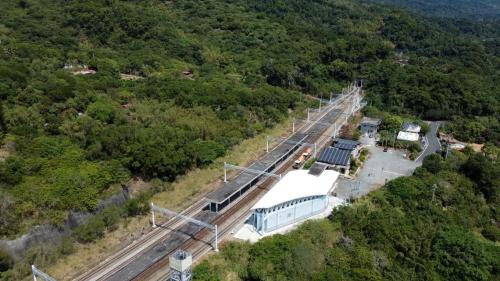 南迴鐵路電氣化南廻線沿線車站古莊車站(號誌站)俯瞰