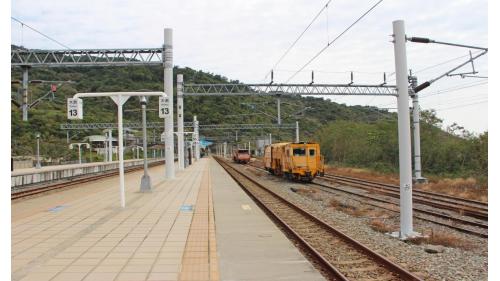 南迴鐵路電氣化南廻線沿線車站大武車站月台