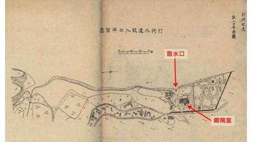 竹寮取水站原名為打狗水道唧筒室，於1913年完工，位於大樹鄉竹寮村，取高屏溪地表水及伏流水經集水井，由唧筒室(抽水機室)加壓至２公里外的小平頂水源地。於1998年被內政部列為三級古蹟，現為高雄市市定古蹟。
 