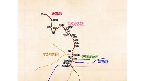 台北捷運淡水線全貌