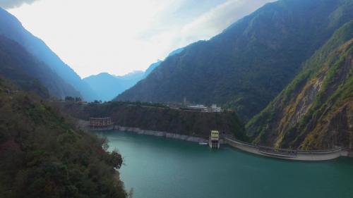 大甲溪流域德基水庫排洪隧道取水口