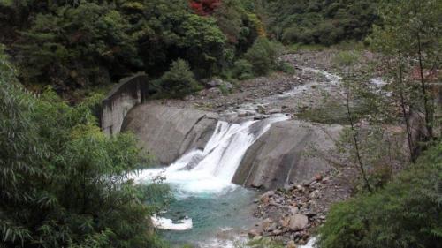 大甲溪流域德基水庫越域供水的志樂壩