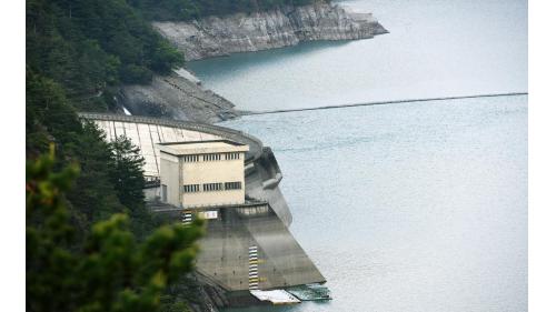 大甲溪流域德基電廠取水口