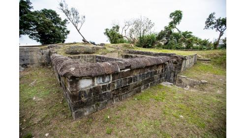 基隆港:基隆二沙灣砲台  1885年台灣巡撫劉銘傳所修築