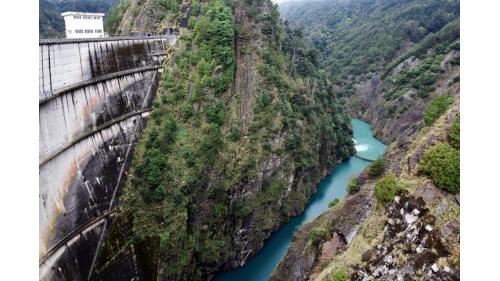 大甲溪流域德基電廠尾水出口及德基水庫靜水池