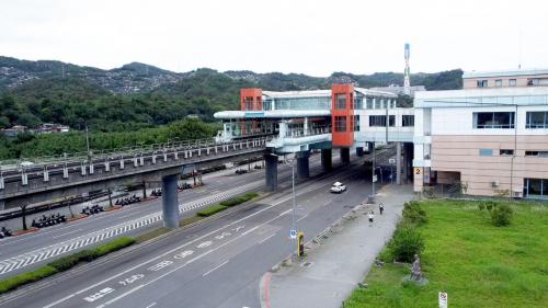 捷運木柵線沿線車站動物園站(BR01)俯瞰