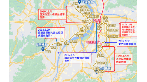 捷運中和新蘆線發展歷程全貌