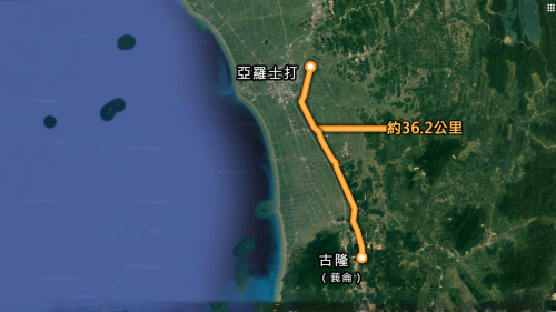 榮工處海外業務東南亞馬來西亞古隆快速道路工程路線示意圖