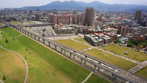桃園機場捷運線主要結構施工-高架橋