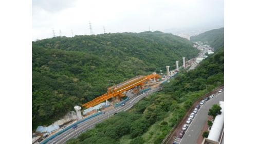 桃園機場捷運線主要結構高架橋施工