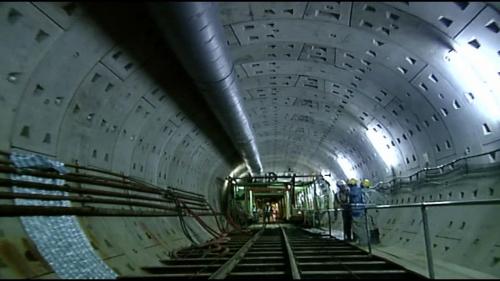 桃園機場捷運線主要結構施工-潛盾隧道施工作業