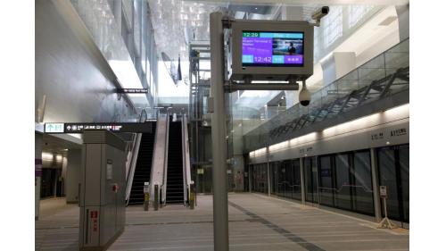 桃園機場捷運線機電工程-航班資訊