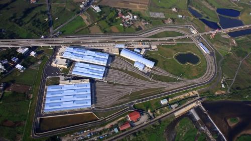 桃園機場捷運線維修機廠設施-蘆竹機廠空拍