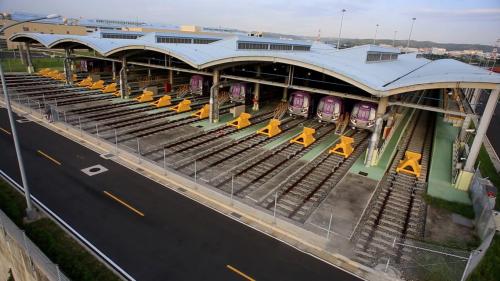桃園機場捷運線維修機廠設施-蘆竹機廠