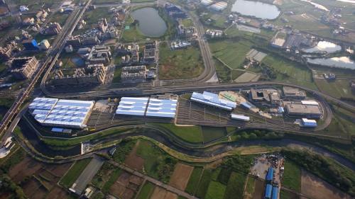 桃園機場捷運線維修機廠設施-青埔機廠
