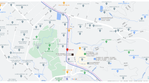 桃園機場捷運沿線車站-體育大學站(龜山樂善)(A7)位置圖