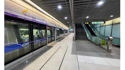 桃園機場捷運沿線車站-體育大學站(龜山樂善)(A7)月台層