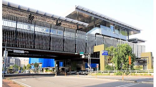桃園機場捷運沿線車站-林口站(A9站體