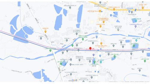 桃園機場捷運沿線車站-山鼻站(A10)位置圖