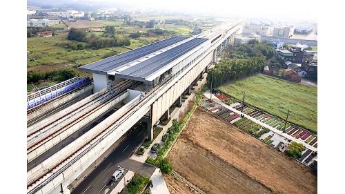 桃園機場捷運沿線車站-坑口站(A11)俯瞰