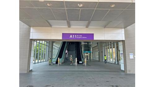 桃園機場捷運沿線車站-坑口站(A11)站體設施-出口1