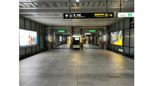 桃園機場捷運沿線車站-機場第一航廈站(A12)站體設施-出口
