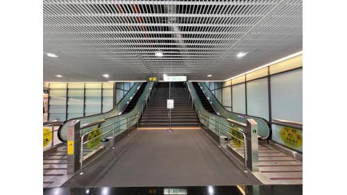 桃園機場捷運沿線車站-機場第二航廈站 (A13)站體設施-出口
