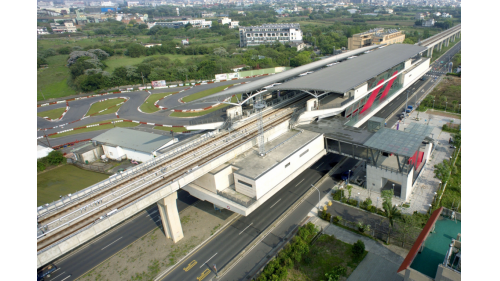 桃園機場捷運沿線車站-興南站(A20)俯瞰圖