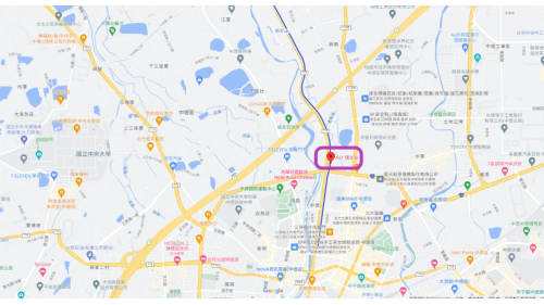 桃園機場捷運沿線車站-環北站(A21)位置圖
