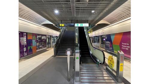 桃園機場捷運沿線車站-環北站(A21)站體設施-月台層