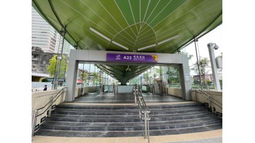 桃園機場捷運沿線車站 -老街溪站(A22)站體設施-出口