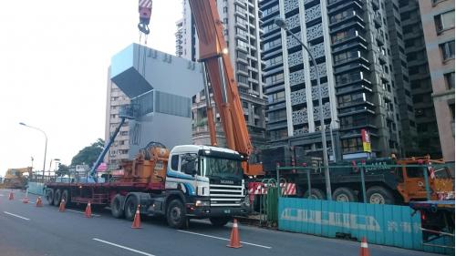 淡海輕軌施工照片