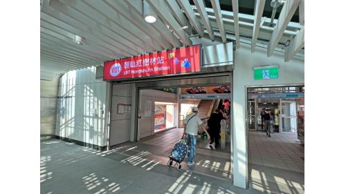 淡海輕軌綠山線沿線車站-紅樹林站-二樓紅樹林站轉乘聯通道