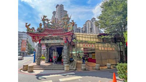 淡海輕軌綠山線沿線車站-淡金北新站周邊-福德宮