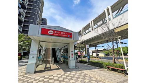 淡海輕軌綠山線沿線車站-新市一路站