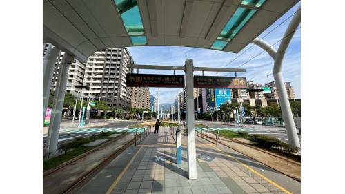 淡海輕軌綠山線沿線車站-濱海義山站-站體設施