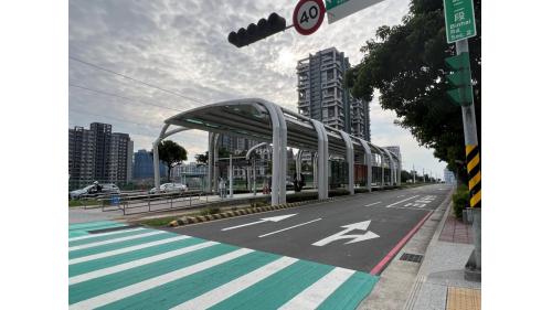 淡海輕軌綠山線沿線車站-濱海義山站-站體設施