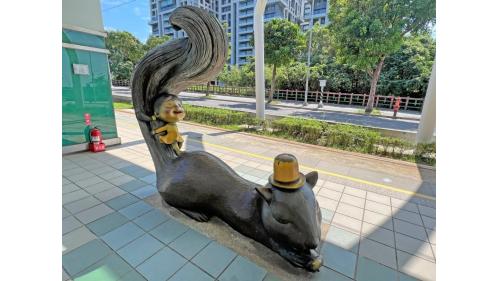淡海輕軌綠山線沿線車站-濱海沙崙站-公共藝術