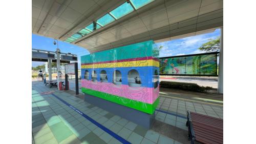 淡海輕軌綠山線沿線車站-淡海新市鎮站