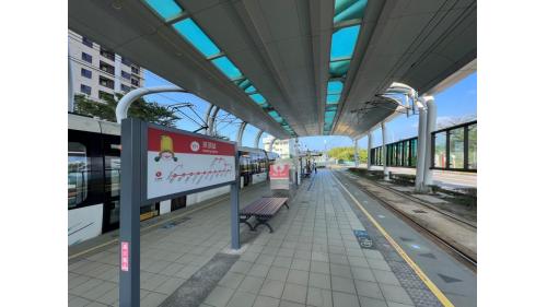 淡海輕軌綠山線沿線車站-崁頂站-設施