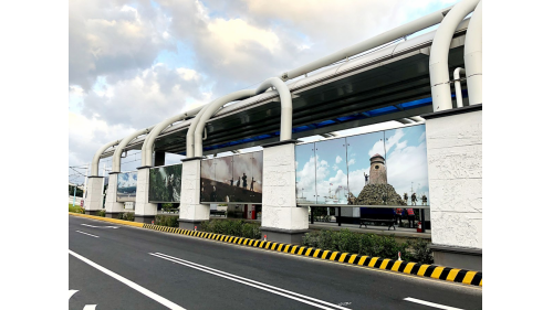 淡海輕軌藍海線沿線車站-沙崙站-公共藝術