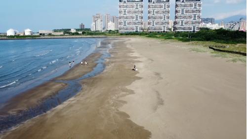 淡海輕軌藍海線沿線車站-沙崙站周邊-沙崙海灘