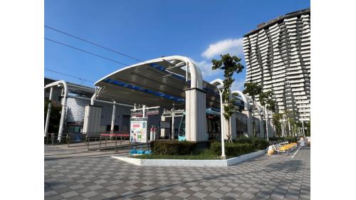 淡海輕軌藍海線沿線車站-淡水漁人碼站-設施