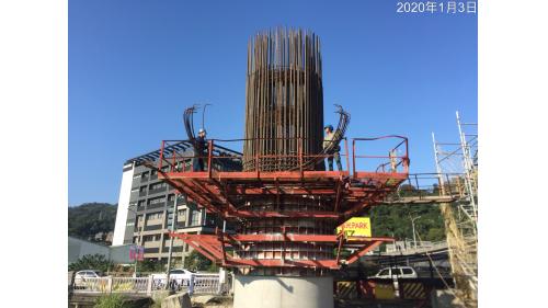 安坑輕軌施工照片