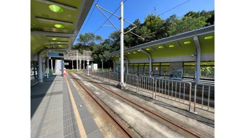 安坑輕軌沿線車站-景文科大站-站體設施