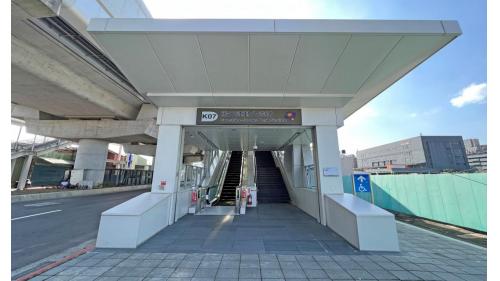 安坑輕軌沿線車站-陽光運動公園站-站體設施