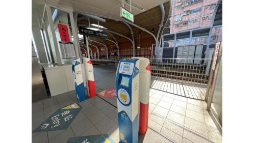 安坑輕軌沿線車站-新和國小站-站體設施