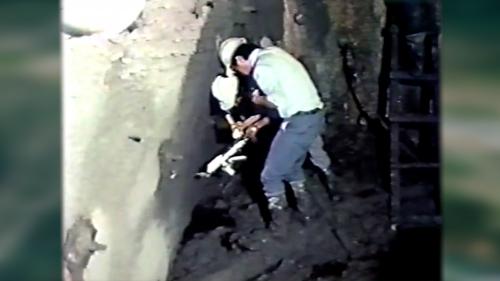 7.穩定後，內部襯砌。通常在隧道裡面量測變形，我們是利用一些系統化的量測系統，來監測隧道的變形，儀器計量是新奧隧道工法中，不可或缺的一環。